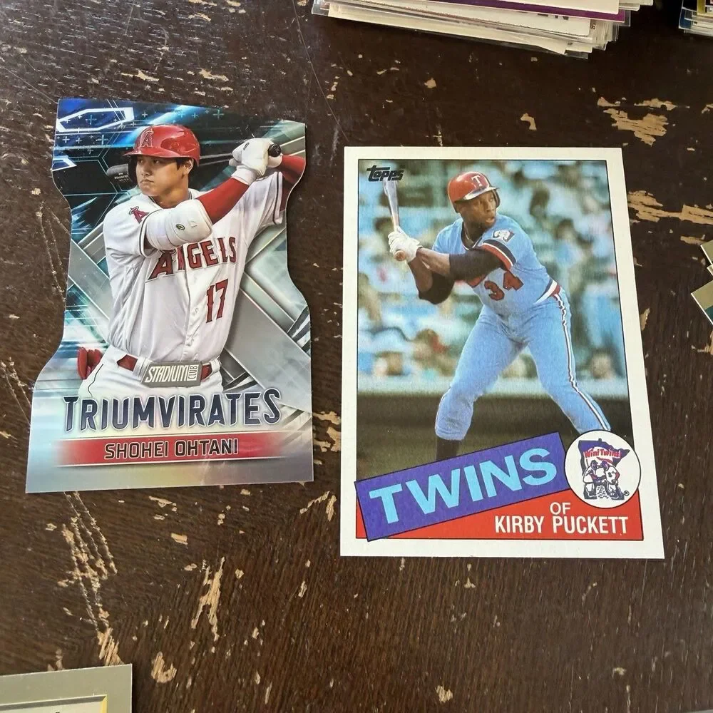 Baseball Cards Lot 200 NM ALL STARS w Ohtani Triumvirates Puckett RC Griffey Set